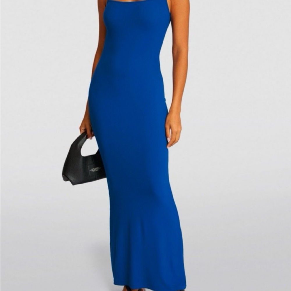 SKIMS Soft Lounge Rib Long Slip Dress